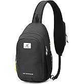 SKYSPER Sling Bag Anti Theft Crossbody Bag RFID Lightweight Travel Shoulder Chest Bag for Hiking Walking