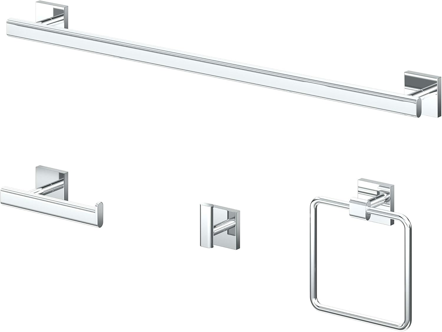 Gatco 4052 Elevate Towel Ring, Chrome - Gatco Elevate - 