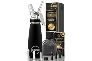 B-ARS Whipped Cream Dispenser-Professional Dispenser-Whip Cream Dispenser -Whipping Siphon-Whipped Cream Maker-Cream Whipper-