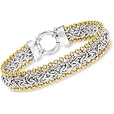 Ross-Simons Byzantine Beaded-Edge Bracelet