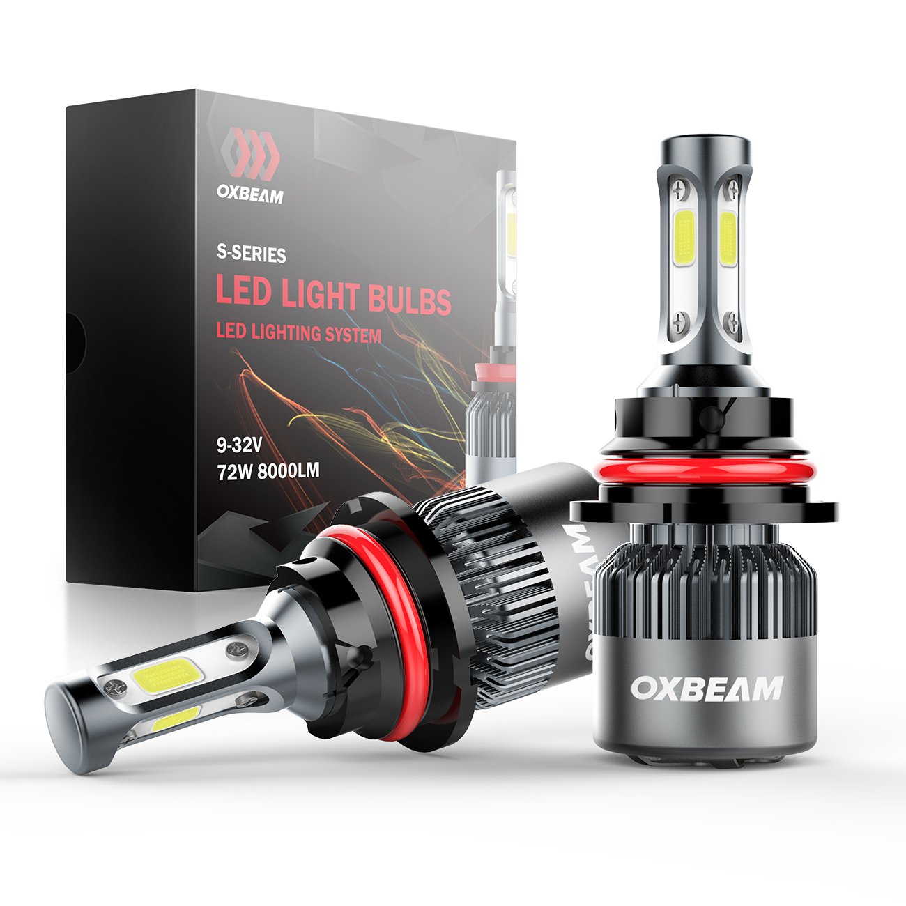 Which Is The Best 9007 Led Headlight Bulb  Cooling 72W 8000Lm 6500K