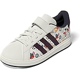 Adidas Unisex-Child Grand Court 2.0 Elastic Lace & Strap Disc