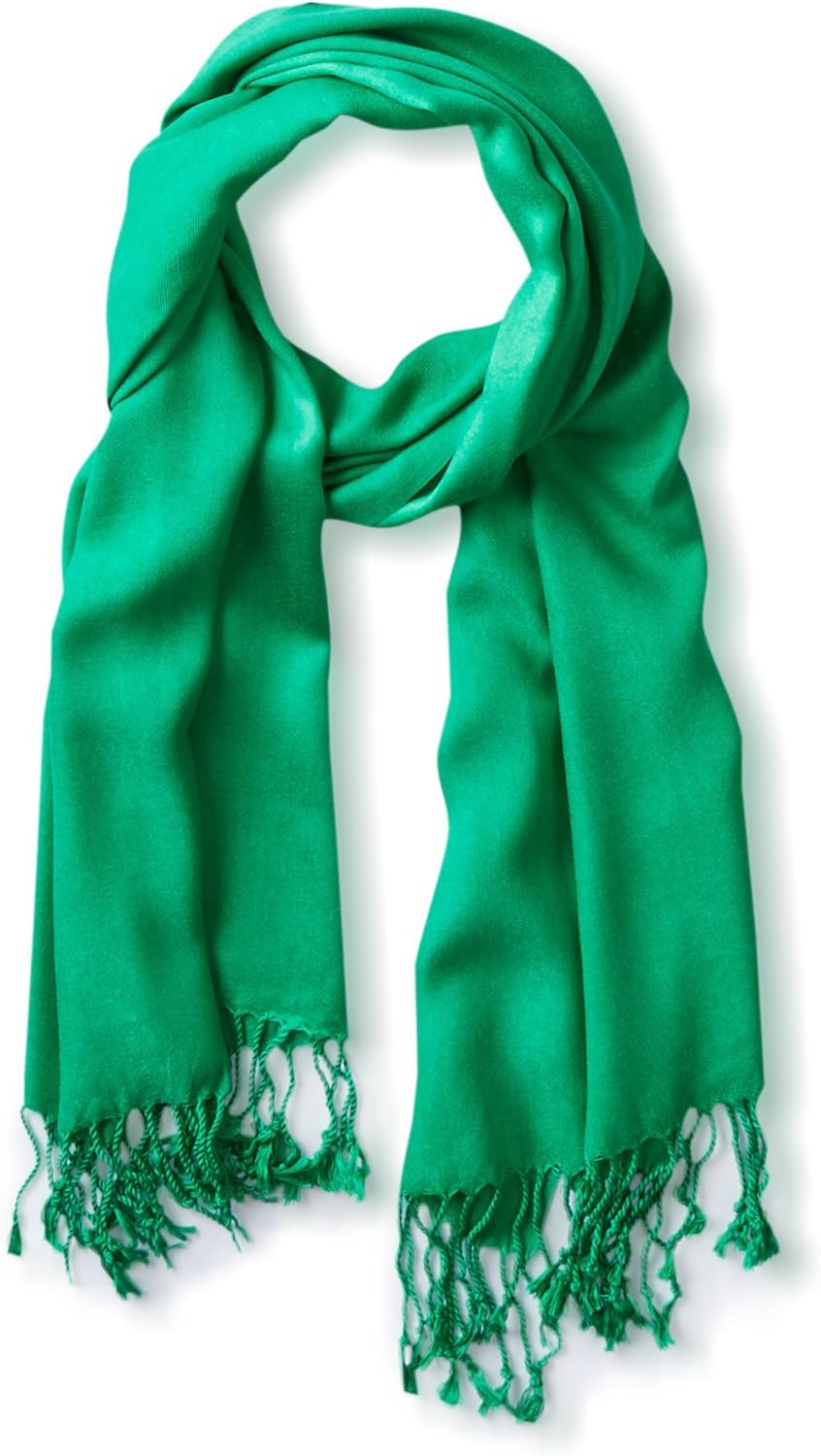 Tahari by Elie Tahari Solid Pashmina Scarf 100% Viscose Green at  Women’s Clothing store