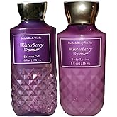 Bath and Body Works Gift Set of 10 oz Shower Gel and 8 oz Lotion (Winterberry Wonder)