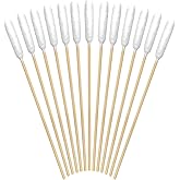 eyxformula Dog Ear Cleaning Swabs - Professional 6-inch Bamboo Sticks Long Cotton Swabs with Extra-Long Cotton Tips - Ideal S