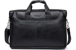 BOSTANTEN Leather Briefcase Handbag Messenger Business Bags for Men