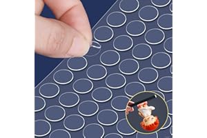 NOMMO Adhesive Putty Poster Sticky Tack Removable Double Sided Sticky Dots No Trace Adhesive Dots Sticky Putty Adhesive Putty for Crafts Balloons Festival Party Decorations (200, 15mm), Clear