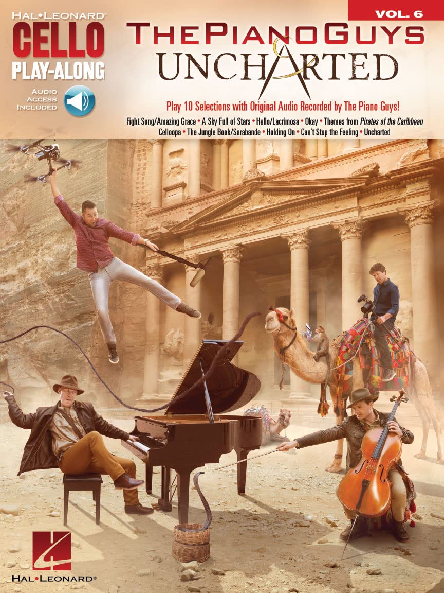 Cello Play Along: Piano Guys Uncharted Volume 6: The Piano Guys Uncharted (Hal Leonard Cello Play-Along) (Includes Online Access Code)