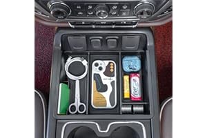 PIMCAR Compatible with 2014-2018 Chevy Silverado/GMC Sierra 1500, 2015-2019 Chevy Silverado/GMC Sierra 2500 HD/3500 HD Compartment Storage Insert Tray Accessories