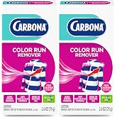 Carbona Color Run Remover, Powerful Color Bleed Eliminator, 2.6 Oz, 2 Pack | Fixes Color Run Accidents, Can be Used in a Separate Container (Bucket/Basin/Sink) Front Loader &amp; Top Loader Washing Machines