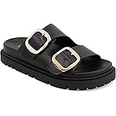 MIA Women's Gen Double Buckle Slide Sandals