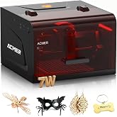 ACMER K1 7000mW Laser Engraver Machine, 150&times;150mm Desktop Laser Cutter | 0.08mm Fine Spot, Crisp Detail, Clean Cuts on Wood, Plywood and Acrylic, DIY Crafts and Small Business