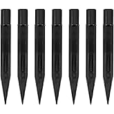 Uonlytech Garden Lamp Stakes Replacement Solar Light Ground Spikes 5.51X0.55In Plastic Outdoor Lamp Stake Accessories for Patio Lawn Garden
