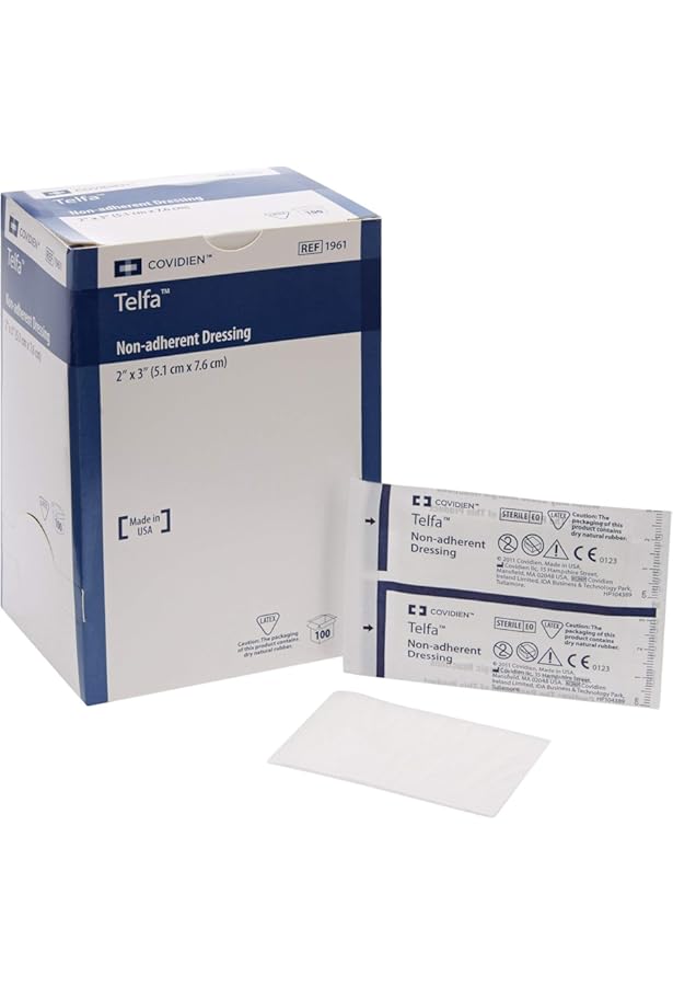 Amazon.com: Kendall Telfa Ouchless Non-Adherent Dressings