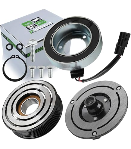 Hicks A/C Compressor Clutch For Infiniti QX60, Nissan Pathfinder/Maxima/Murano 3.5L – 7 Groove 4.5”
