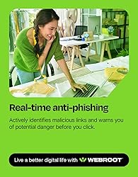 Webroot Antivirus Software 2025 | 3 Device | 1 Year