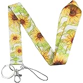 Yiflin Cute Neck Lanyard for Keys, Wallet, Id Card Holder, Cool Keychain Lanyard for Women, Men, Teacher