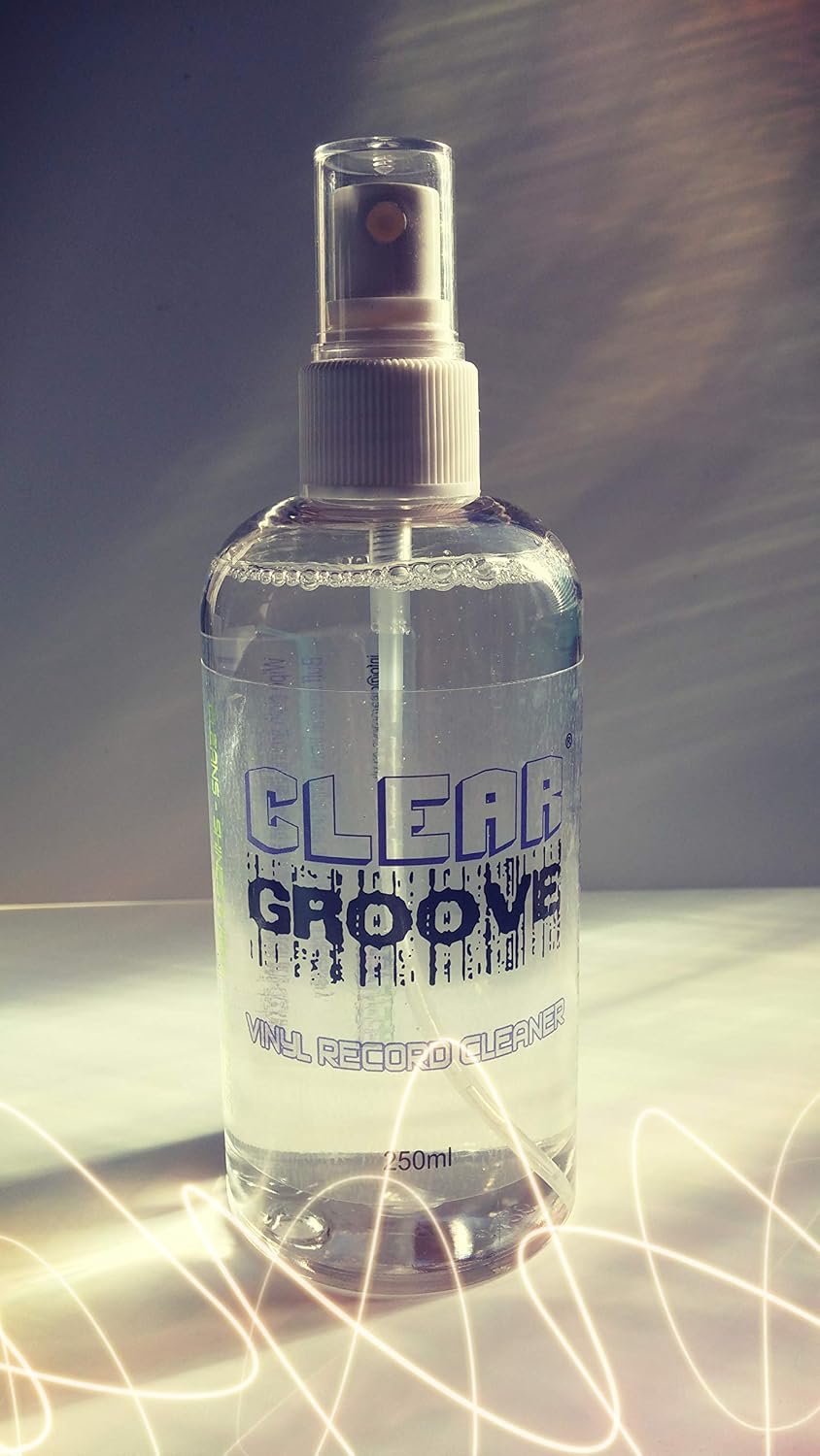 CLEAR GROOVE - Advanced Vinyl Record Cleaner Kit Large 250ml Spray Fluid and Cloth - The Solution for Cleaning Vinyl Records LP Albums - Image 4