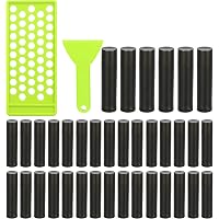 Mary Tylor Naturals Lippenbalsam-Rohre, 50 Stück Weiß, 0,15 Oz – Leer, BPA-frei Für DIY Lippenpflege