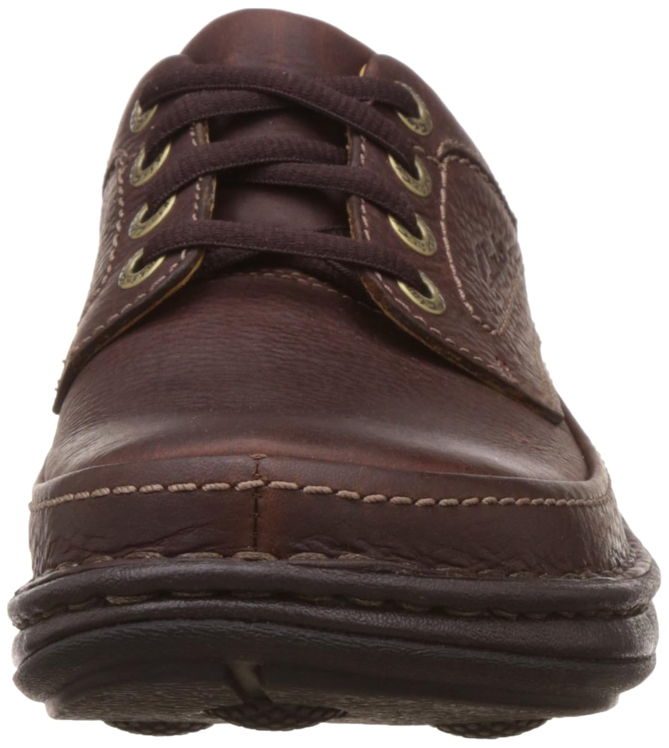 clarks nature three mahogany leather