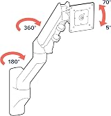 Ergotron HX Single Ultrawide Monitor Arm VESA Wall Mount up to 49" 9.1-19.1kg view 6