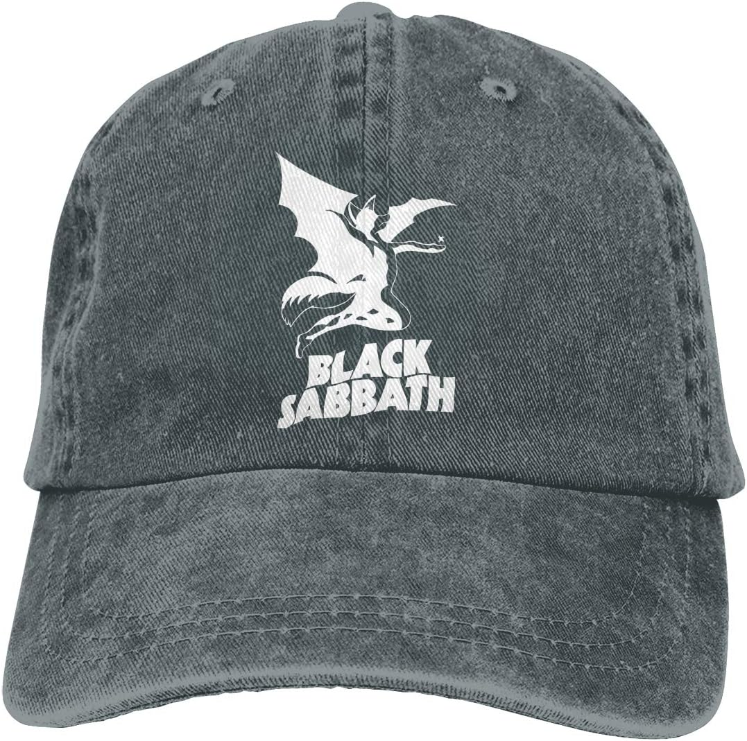 Gerneric Chenfengping Black Sabbath Unisex Baseball Hat Denim Hats Denim Hat Black