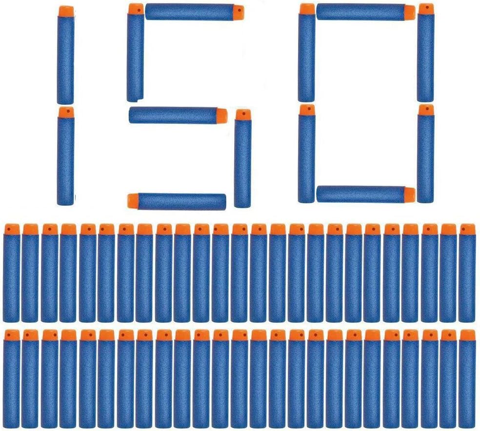 60 Stück Nerf Dart Nachfüllkugeln - 7,2 Cm Schaumstoff, Blau, Für N-Strike Elite Serie