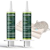 Qualirey Mouse Attractant Gel, Attractant Gel Bait for Mouse &amp; Rat Traps, Non-Toxic &amp; Safe, Compatible with Snap Traps &amp; Glue Boards, Ready to Use(2 Tubes X 1 oz)