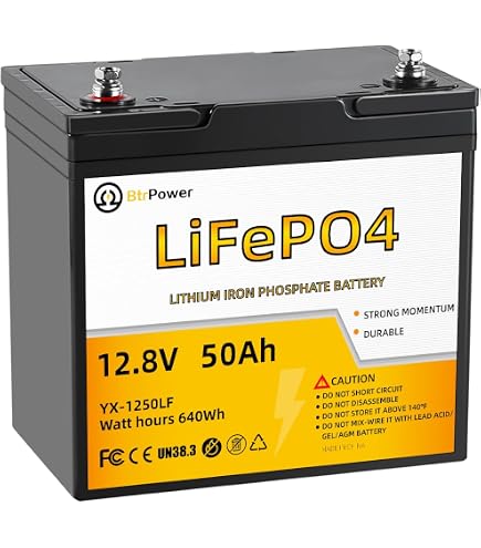 thumbnail image 2 of Redodo 12V 50Ah LiFePO4 Lithium Battery – Deep Cycle For Trolling Motors, RVs, And Solar Backup 2 of 4