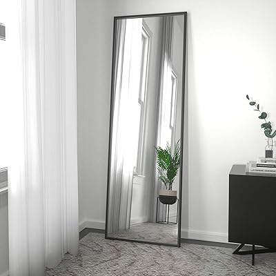 Buy Beautypeak Black Full Length Mirror 65x22 Floor Mirror Standing Hanging Or Leaning Against Wall Standing Mirror Full Length For Living Room Bedroom Online In Turkey B08ynrlkwn