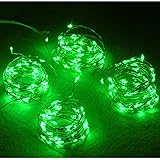 Abkshine 4-Pack 50 Led Green St Patrick's Day