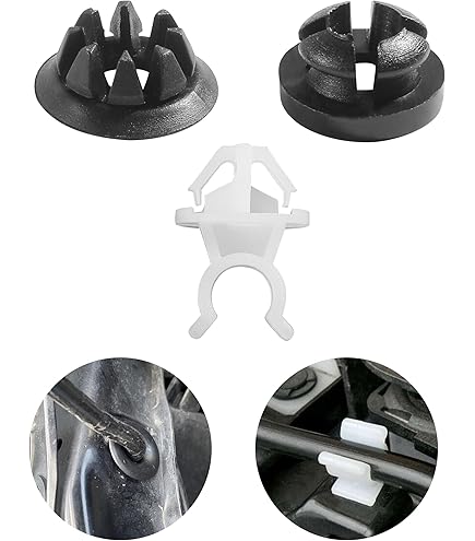 Amazon.com: Rexka 20pcs Hood Prop Rod Clip Retainer Grommet