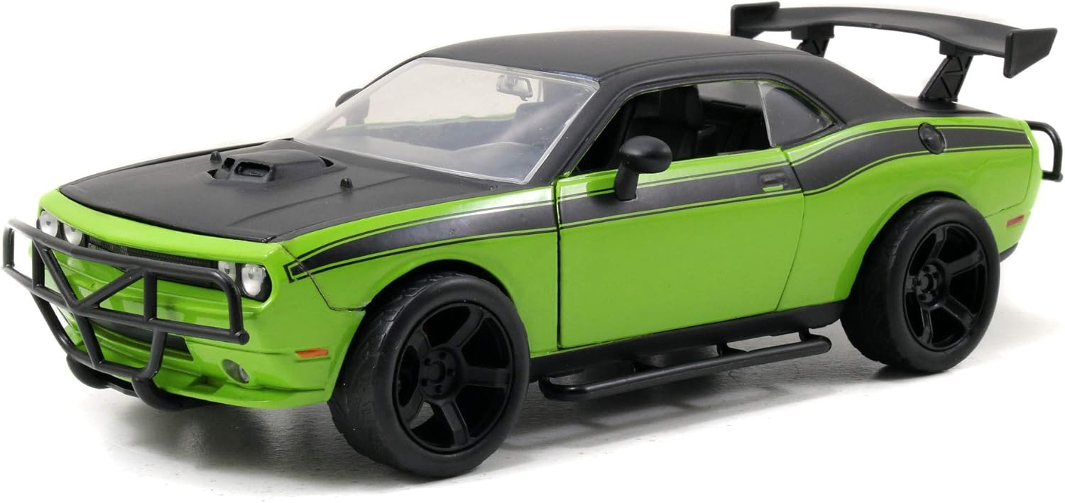 Jada Toys 253203043 Fast & Furious Letty's Dodge Challenger SRT8 Off Road Car Tuning Model 1:24 Scale with Spoiler