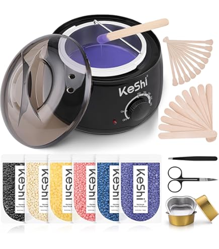 Easkep Waxing Kit, Wax Kit For Hair Reoval, 6 Adjustable Teperature - View #8