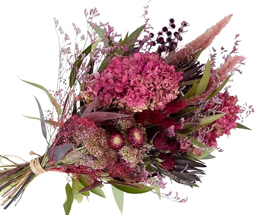 Amazon ドライフラワー カメリア ガーネット スワッグ ウエディング ブライダル スワッグ 誕生日 クリスマス お正月 お歳暮 迎春のお花 にも ドライフラワー オンライン通販