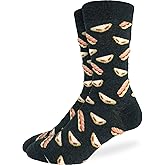 Good Luck Sock Men's Sandwiches Socks, Adult, Shoe Size 7-12