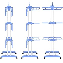 HOMIDEC Clothes Drying Rack, Large 4-Tier Foldable