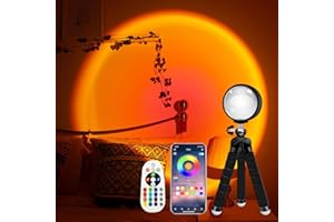 Sunset Lamp Projector -360° Rotatable Multicolor Sunset Light, Led Light for Room/Bedroom Decor, Photography, Party, TikTok L