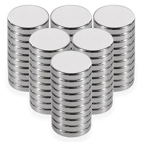 Anpro 60pcs Round Strong Magnets 10mm X 2mm, Mini Strong Neodymium