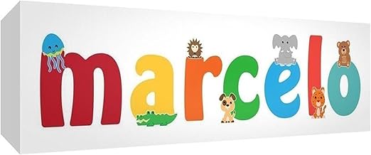 Amazon Com Little Helper Lhv Marcelo 1542 15it Nursery Canvas With Front Panel 30 X 84 X 4 Cm Multi Coloured Kitchen Dining