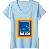 Womens BALDI Funny V-Neck T-Shirt