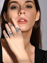 Harry and Henry Snake Ring Jewelry Adjustable