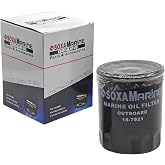 877767K01 Outboard Oil Filter for Mercury 4 Cyl EFI 135 150 175 200 HP Boat | Replaces 35-877767K01, 35-896546T, 896546T, 877767Q01, 9-57821, Sierra 18-7921 Compatible with Mercury 4 Cyl EFI 135-200 HP