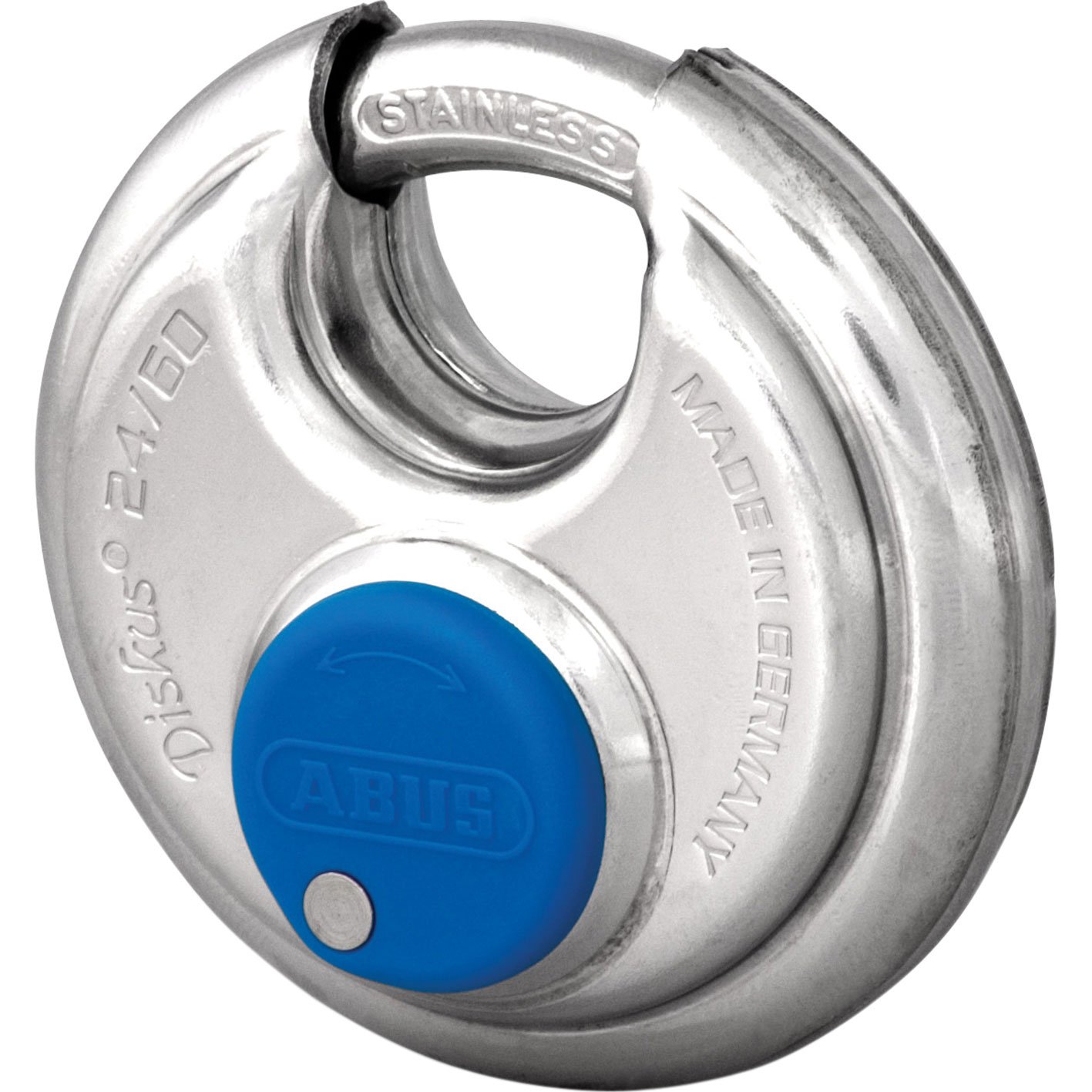 ABUS 32503 Diskus Stainless Steel Shackle Padlock with EE0121 Alike Keyed