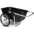 Smart Carts Premium Yard Cart - Strong, Lightweight, and Perfectly Balanced (20" Air Filled Wheels)