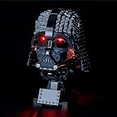 BRIKSMAX Led Lighting Kit for Darth Vader Helmet - Compatible with Lego 75304 Building Blocks Model- Not Include The Lego Set