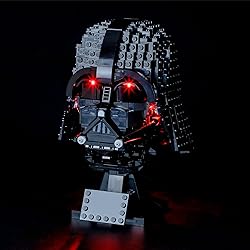 BRIKSMAX Led Lighting Kit for Darth Vader Helmet