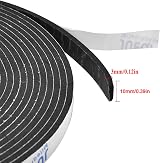 Kissral Double Sided Foam Tape 3x10mmx5m Heavy Duty Waterproof Black Indoor view 3