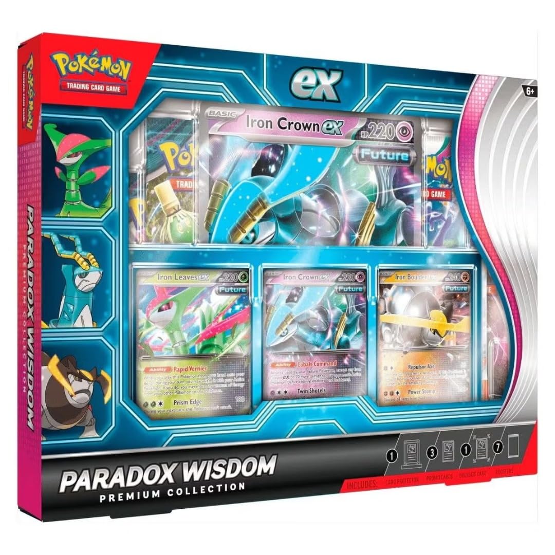 Pokemon TCG: Paradox Wisdom Premium Collection, Age: 6+ Years