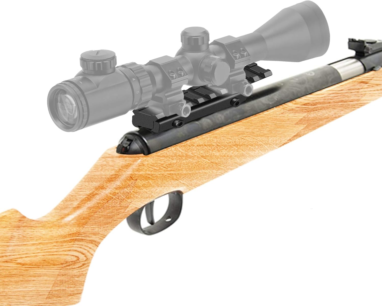 LONSEL Dovetail to Picatinny Rail Adapter, 11mm Dovetail to 21mm Picatinny/Weaver Rail Convert Mount - Low Profile Scope Riser Rail Adaptor - Base Mount 3/8" to 7/8" Converter - 2 Pack : Sports & Outdoors